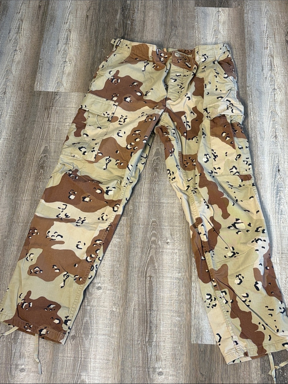 Men's Desert Camo Cargo Pants - Tan/Brown Camouflage